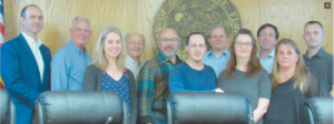 Photograph of 11 individuals who attended the 2019 Citizens Academy. The photograph was taken at Gulf Breeze City Hall in Council Chambers.