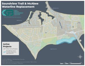 Map of Soundview & McAbee project