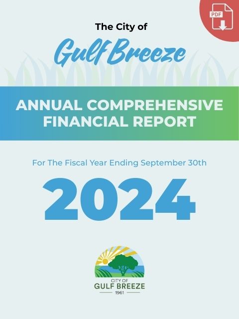 City of Gulf Breeze ACFR report cover - 2024