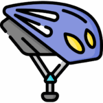 Bike helmet icon