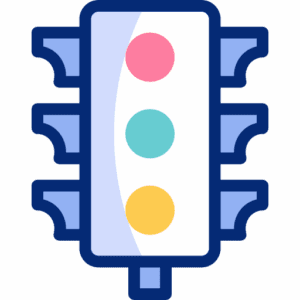 traffic light animated icon