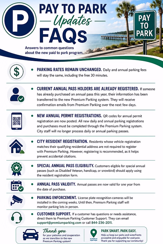 Parks and Rec PARKING RULES